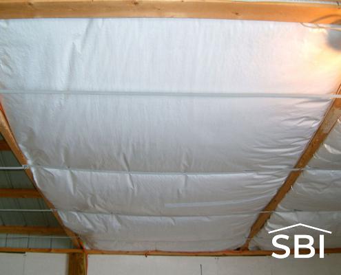 Secured w/ Banding, Tabs Tucked In Insulation Secured w/ Banding,