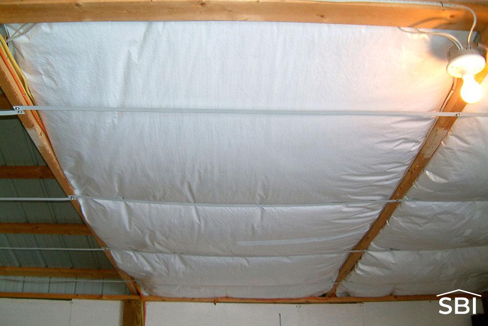 Insulation Secured w/ Banding,