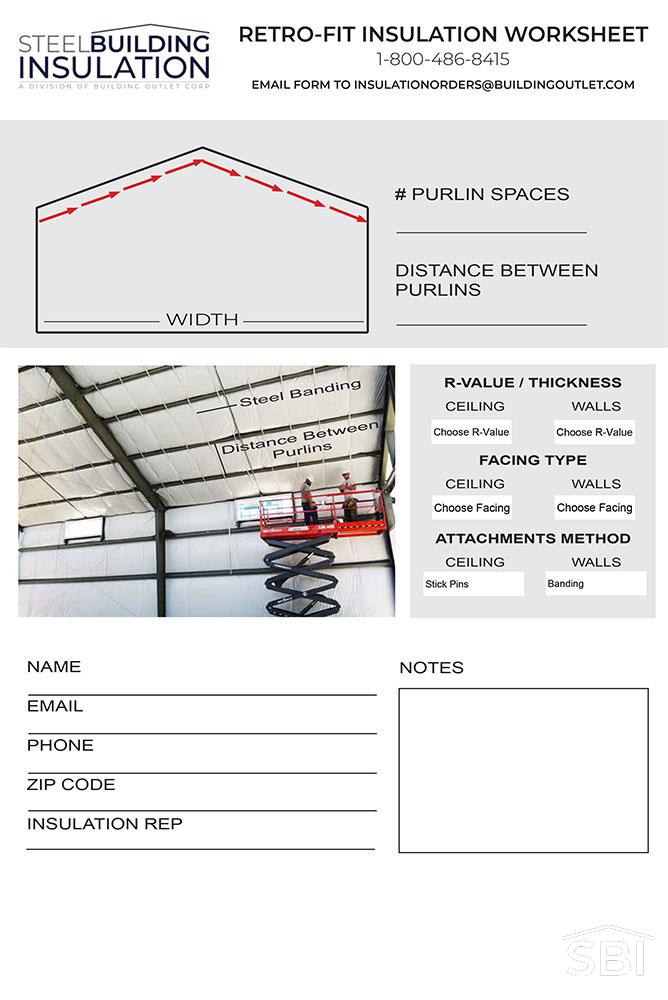 Insulation Worksheet.pdf Steel Building Insulation Prices | Quotes on Insulation Kits